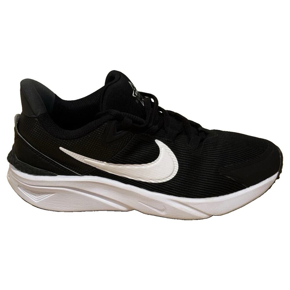 Nike Star Runner 4 Black White Running Shoes Youth 5Y Women’s 6.5 DX7615-001